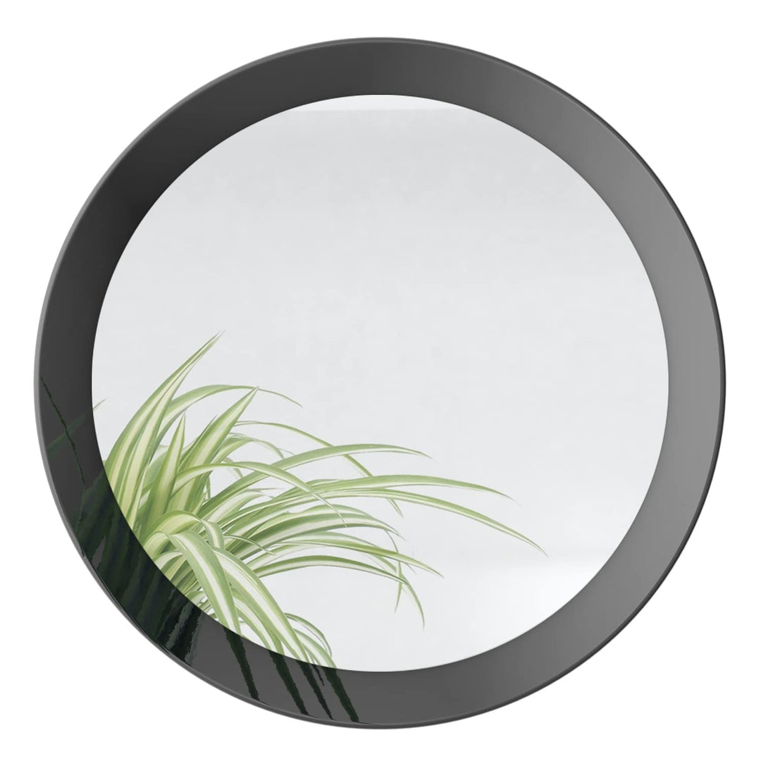 Vladon Spiegel Globe 50 cm, dekorativer runder Wandspiegel für Flur und Wohnzimmer mit MDF-Rahmen in
