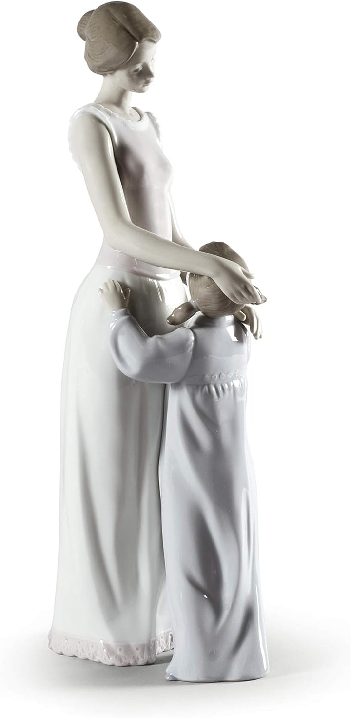LLADRÓ Figur Von Mutter Zur Tochter. Mutter. Porzellan.