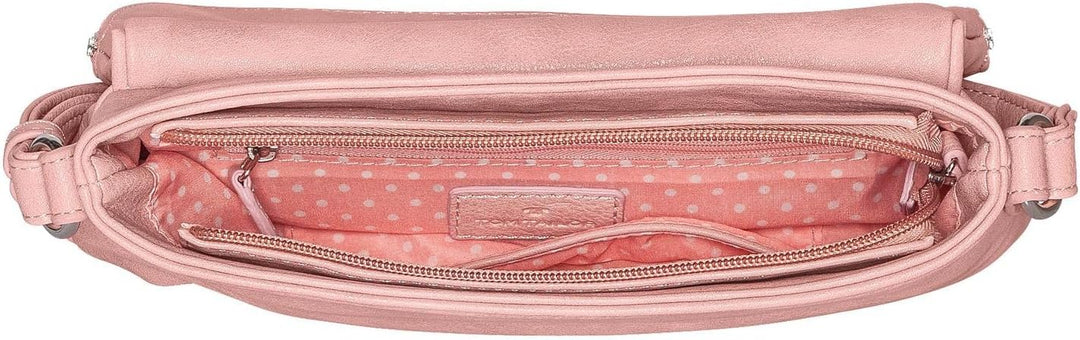 TOM TAILOR bags Lari Damen Umhängetasche Crossbody Bag 26,5 x 5 x 21 Light Rose, 26,5 x 5 x 21 Light