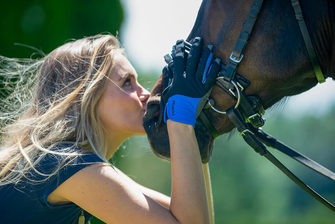 Roeckl Sports Reithandschuh Lynn, Ladies Sommer Handschuh, 2 Farben, Grösse 6-8.5 6 Anthrazit, 6 Ant