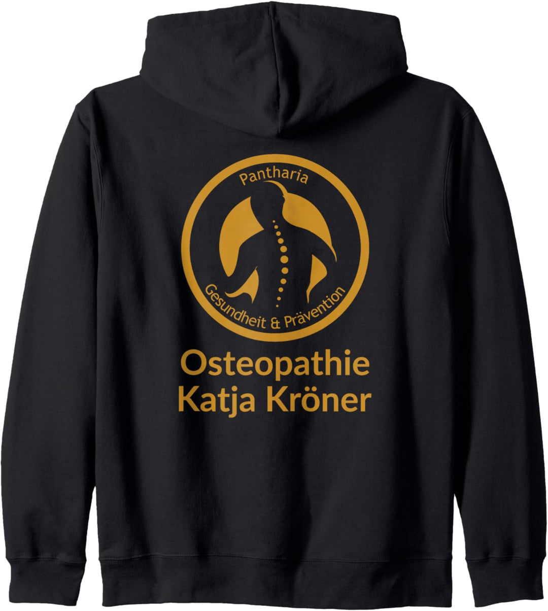 Katja Kröner Osteopathie Rückseite Kapuzenjacke