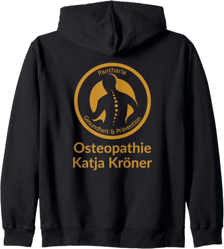 Katja Kröner Osteopathie Rückseite Kapuzenjacke