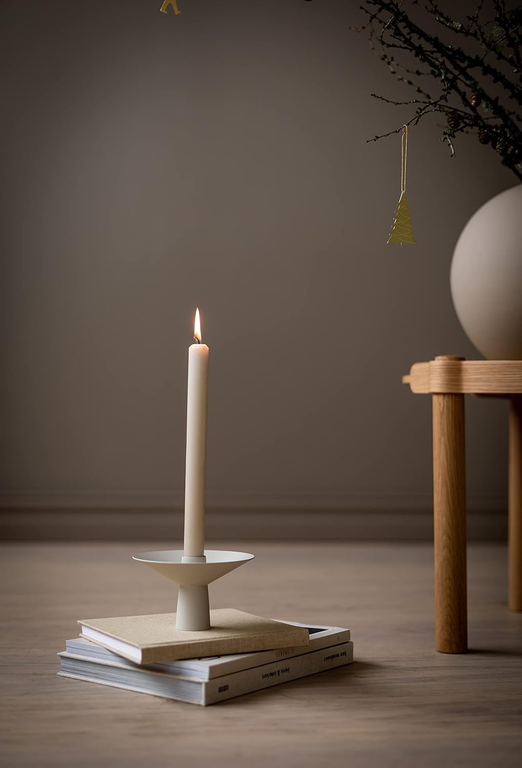 Cooee Design Candle Sand, HI-057-01-SA, Ø : 14, H: 9,5 cm