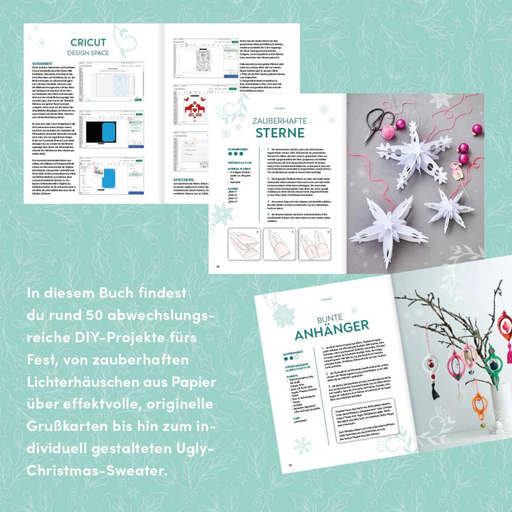 Das grosse Weihnachts-Plotterbuch: Mehr als 50 DIY-Projekte aus Papier, Stoff & Co., mit Download-Pl