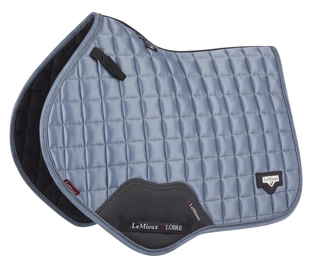 LeMieux Schabracke Loire Close Contact Square Schwarz L Eisblaues Loire-Memory-Quadrat, L Eisblaues