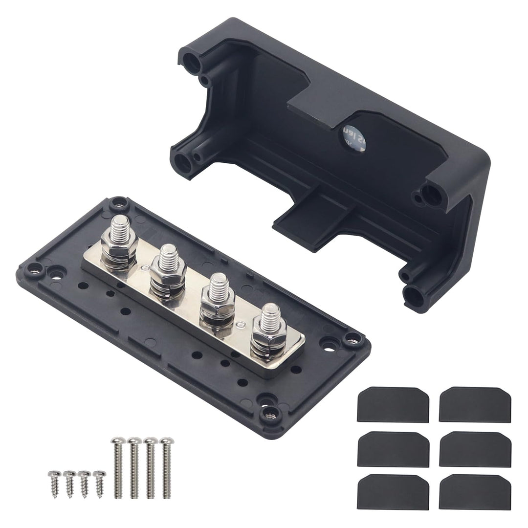 300A Sammelschienenkasten 12V - 48V DC 4X M8 Sammelschiene für Geländewagen Boot Camper Car Heavy Du
