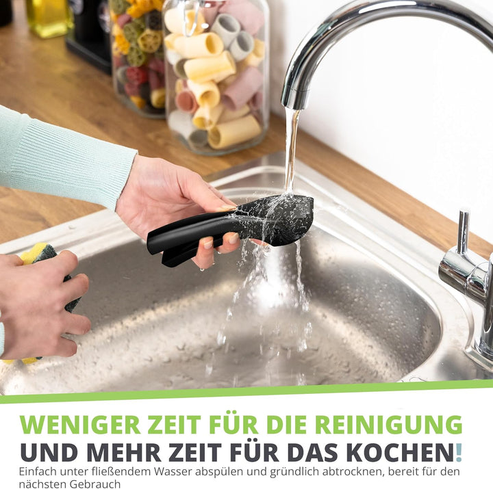 Oliver's Kitchen ® Premium Knoblauchpresse - Handlich & Leicht zu Reinigen - Zerkleinert Knoblauch &
