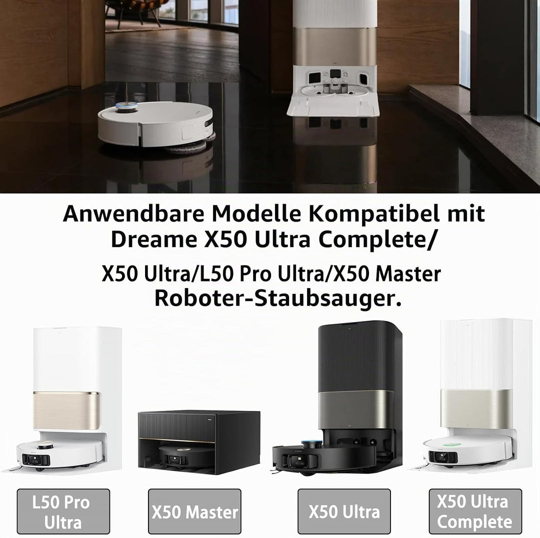 Zubehörset für Dreame X50 Ultra Complete/X50 Ultra/L50 Pro Ultra/X50 Master, L40s Ultra,Matrix10 Ult