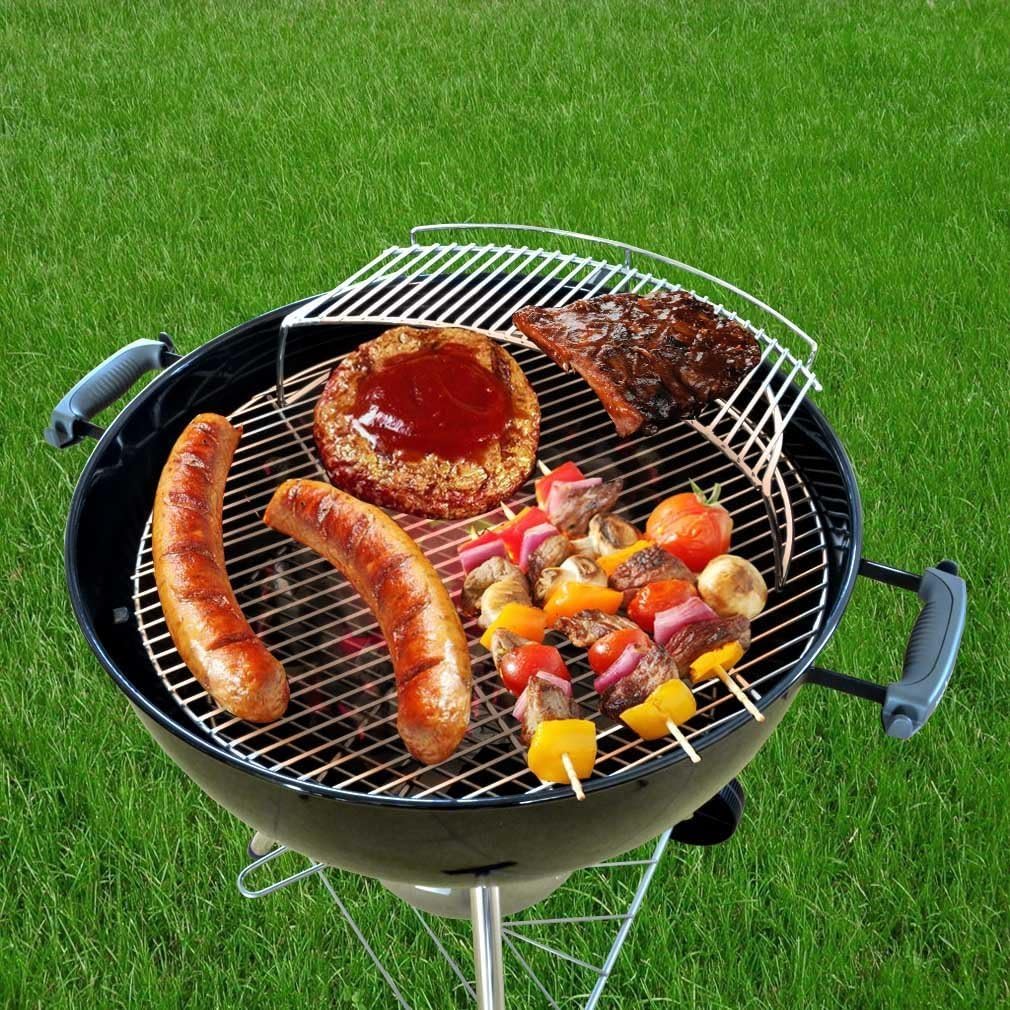 onlyfire Warmhalterost für Weber 57 cm Holzkohlegrills, Kompatibel für Kugelgrill und Kamado Keramik
