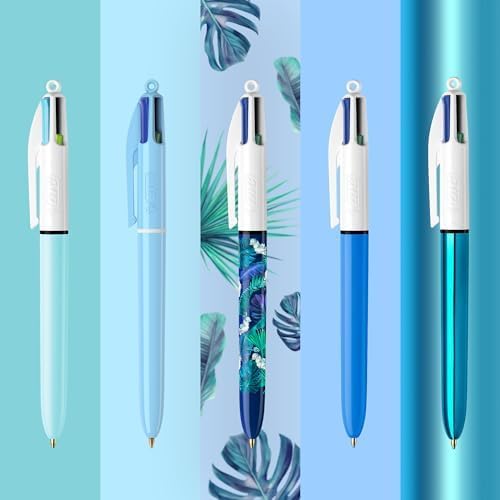 BIC 4 Farben Kugelschreiber Set Sonderedition, in verschiedenen Farben, 15er Pack, Ideal für das Bür