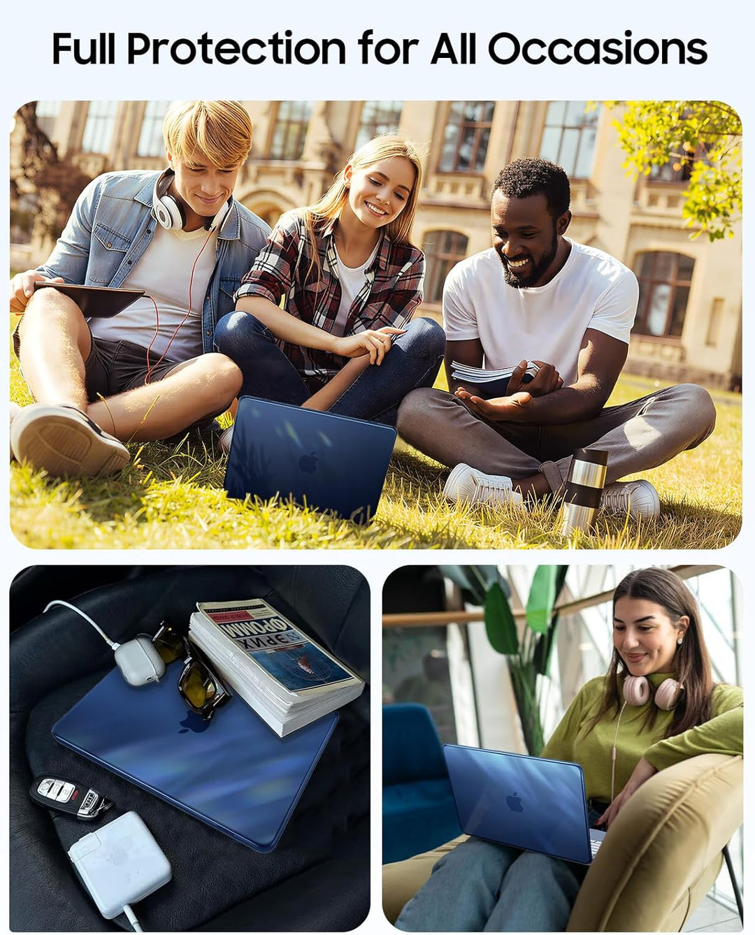 Fintie Hülle Kompatibel mit MacBook Neo 13 Zoll A3404 mit A18 Pro Chip 2026, Ultradünne Hartschale S