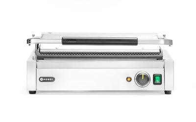 HENDI Kontaktgrill XL, Panini-, sandwich- & Kontaktgrill, Regelbar bis max. 300°C, 230V, 2700W, 548x