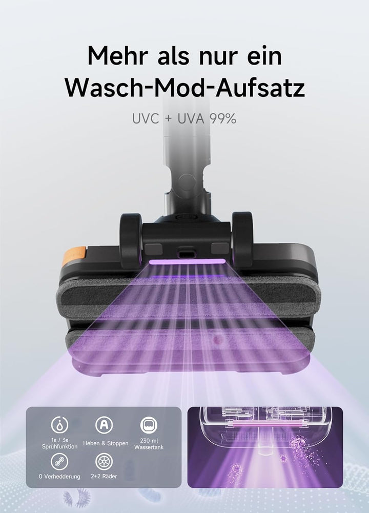 2026 Upgradierter Wischaufsatz für Dyson V7/ V8/ V10/ V11/ V15/ Gen5, 3-in-1 Ersatzteil für Staubsau