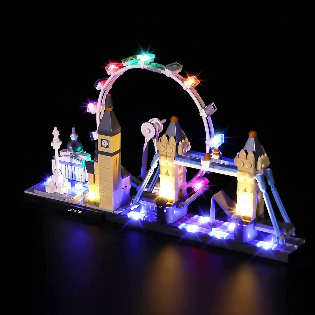 Led Licht Set für Lego Architecture London Skyline,Dekorations Led Beleuchtungs Set für Lego 21034 L