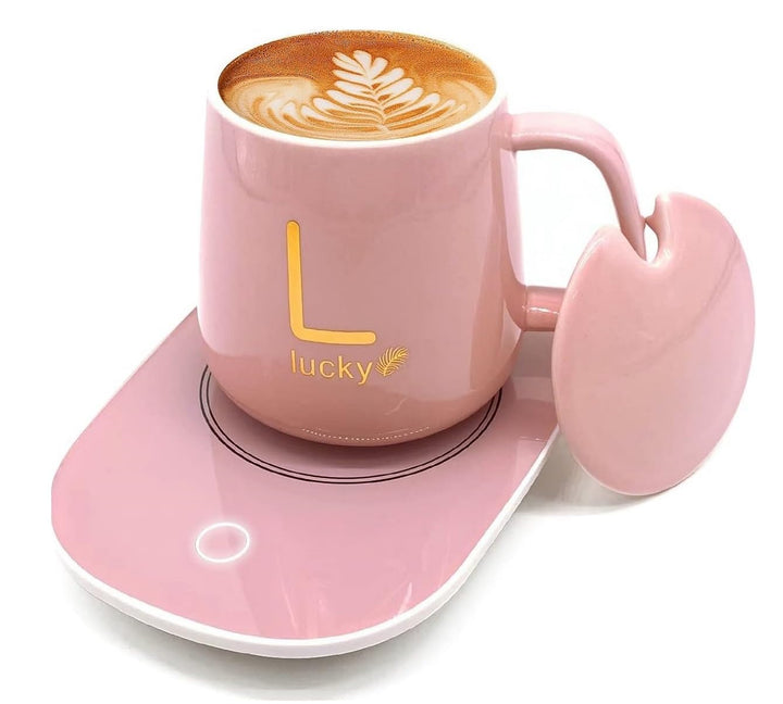 Tassenwärmer Usb Mit Tasse,Elektrischer kaffeewärmer,Tassenwärmer mit Tassenset,Passend für verschie