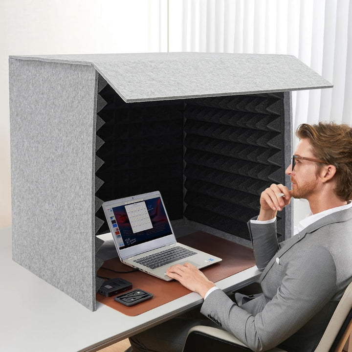 Vocal Booth Tragbare Schalldichte Kabine Schallabsorption Schalldichte Gesangskabine 60*60*60cm, 50m