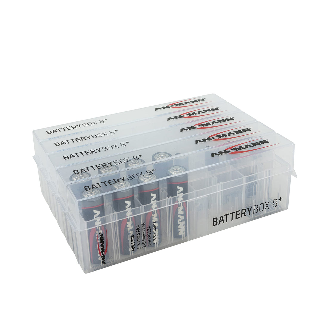 ANSMANN Batteriebox für AAA Micro, AA Mignon Akkus & Batterien, Spezialbatterien & Speicherkarten -