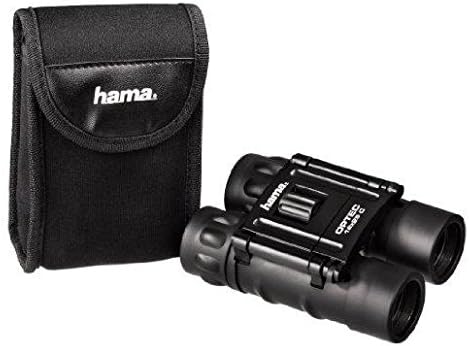 Hama Kompaktes Fernglas 12x25 für scharfe Weitsicht, 12-fach Vergrösserung, Objektivdurchmesser 25 m