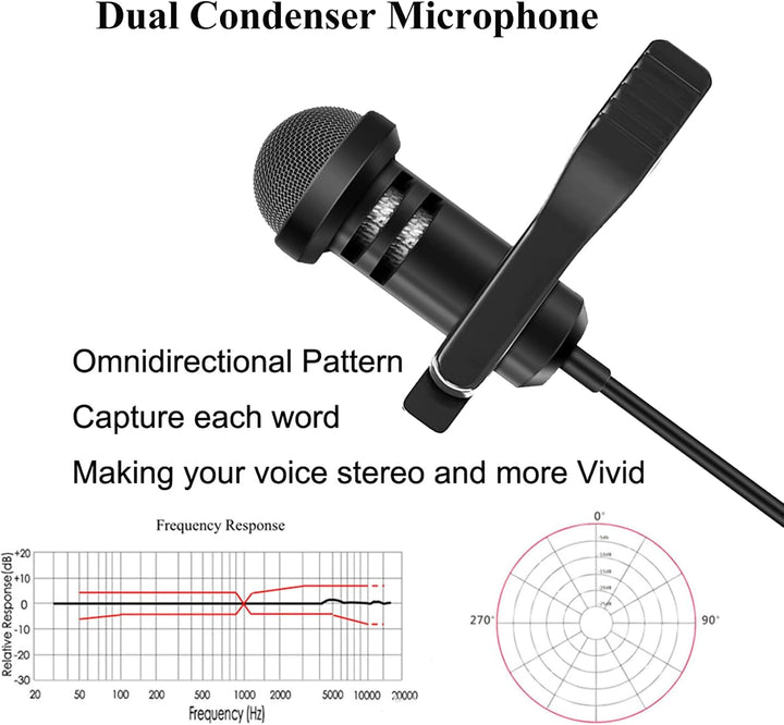Lavalier Lapel Mikrofon, kompatibel mit Sennheiser kabelloser Sender G1 G2 G3, Omnidirektional Konde