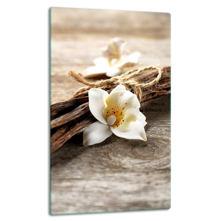 TMK ArtDeko Herdabdeckplatte 1 Teilig 30x52 cm - Spritzschutz Herdabdeckung – Herdschutz aus Sicherh