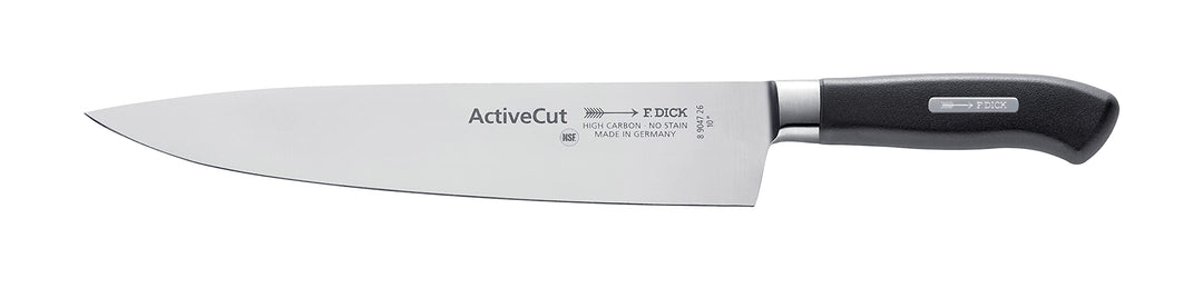 F. DICK ActiveCut Kochmesser (Klingenlänge 26 cm, Küchenmesser, Klinge X30Cr13 Stahl, Härte 54°, Mes