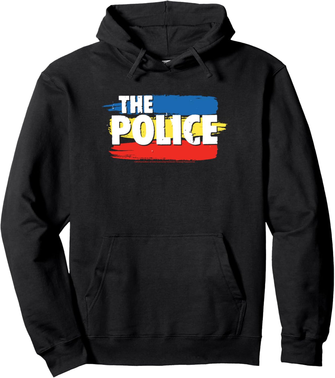 THE POLICE THREE STRIPES LOGO Pullover Hoodie