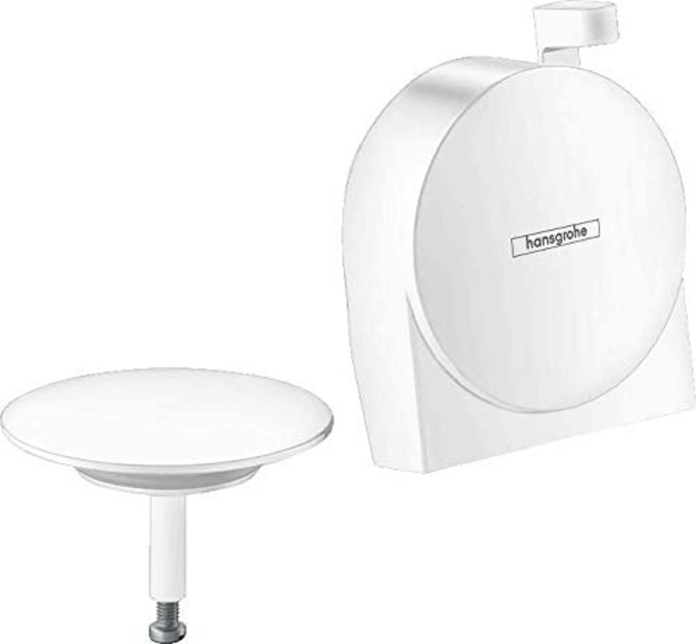 hansgrohe Exafill S Wanneneinlauf Fertigset, Mattweiss, Mattweiss