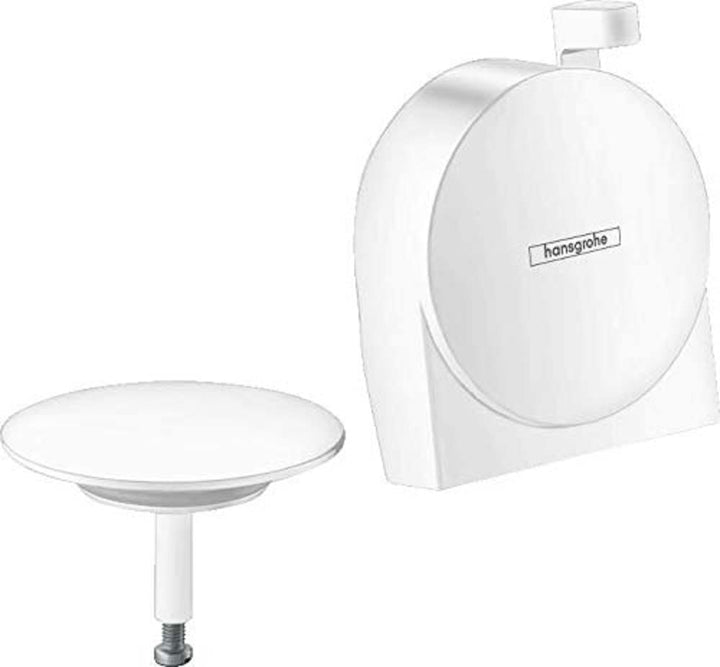 hansgrohe Exafill S Wanneneinlauf Fertigset, Mattweiss, Mattweiss