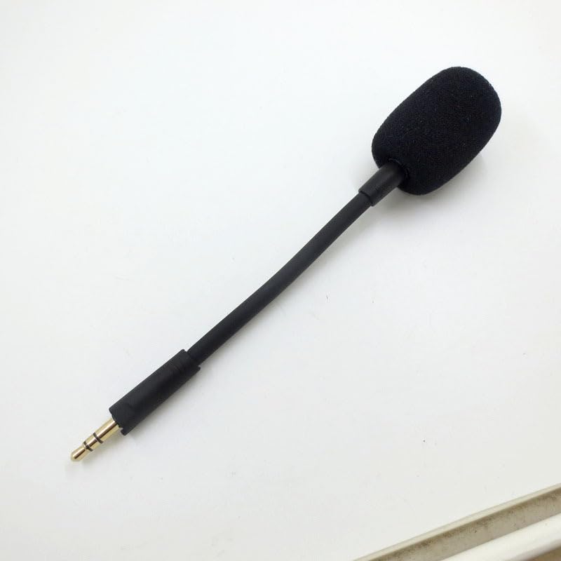 Barracuda X Mikrofon,Mic Ersatz abnehmbar 3.5 mm Game Boom Geräuschunterdrückung Mikrofon mit Schaum