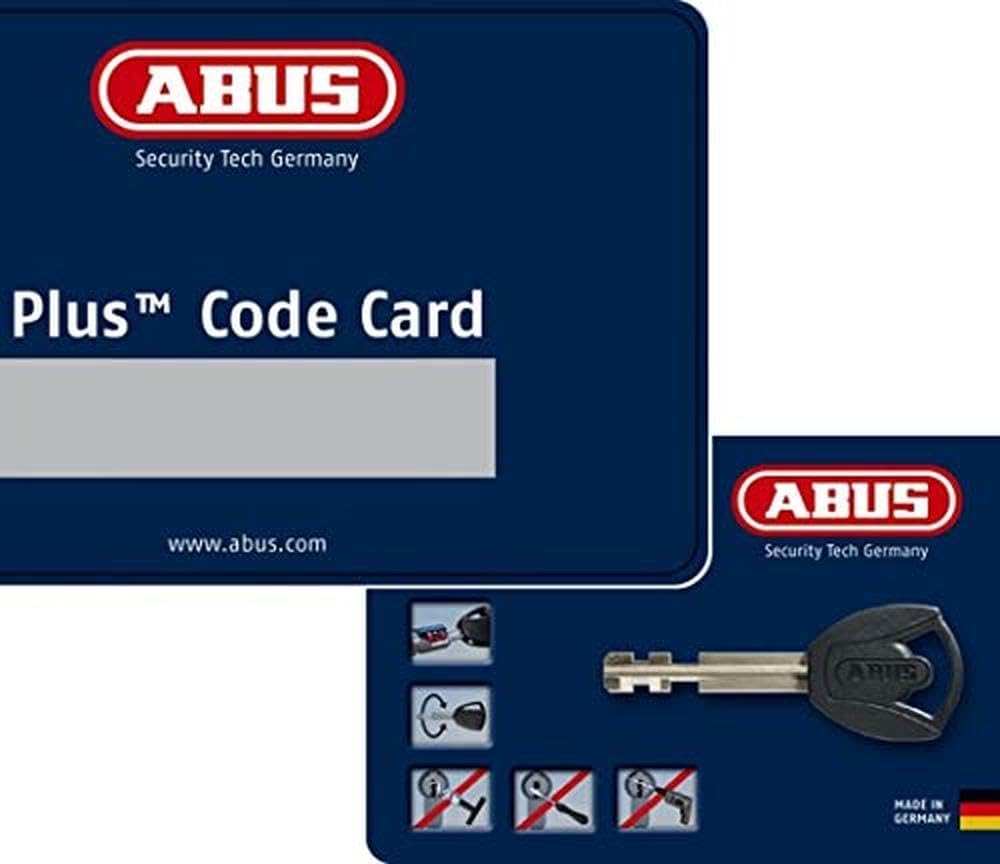 ABUS Bremsscheibenschloss Granit Quick 37/60 Maxi + Mini - Motorradschloss mit ABUS-Sicherheitslevel