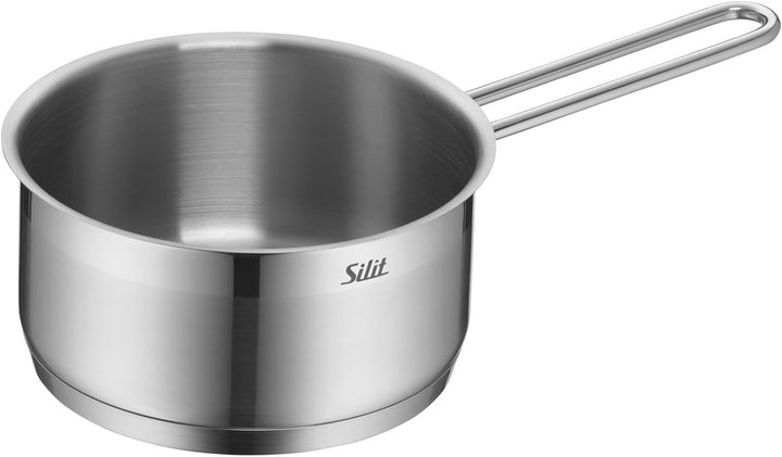 Silit Diamant Topfset 4-teilig, Töpfe mit Glasdeckel, Induktionstöpfe, Edelstahl poliert, Topf Induk