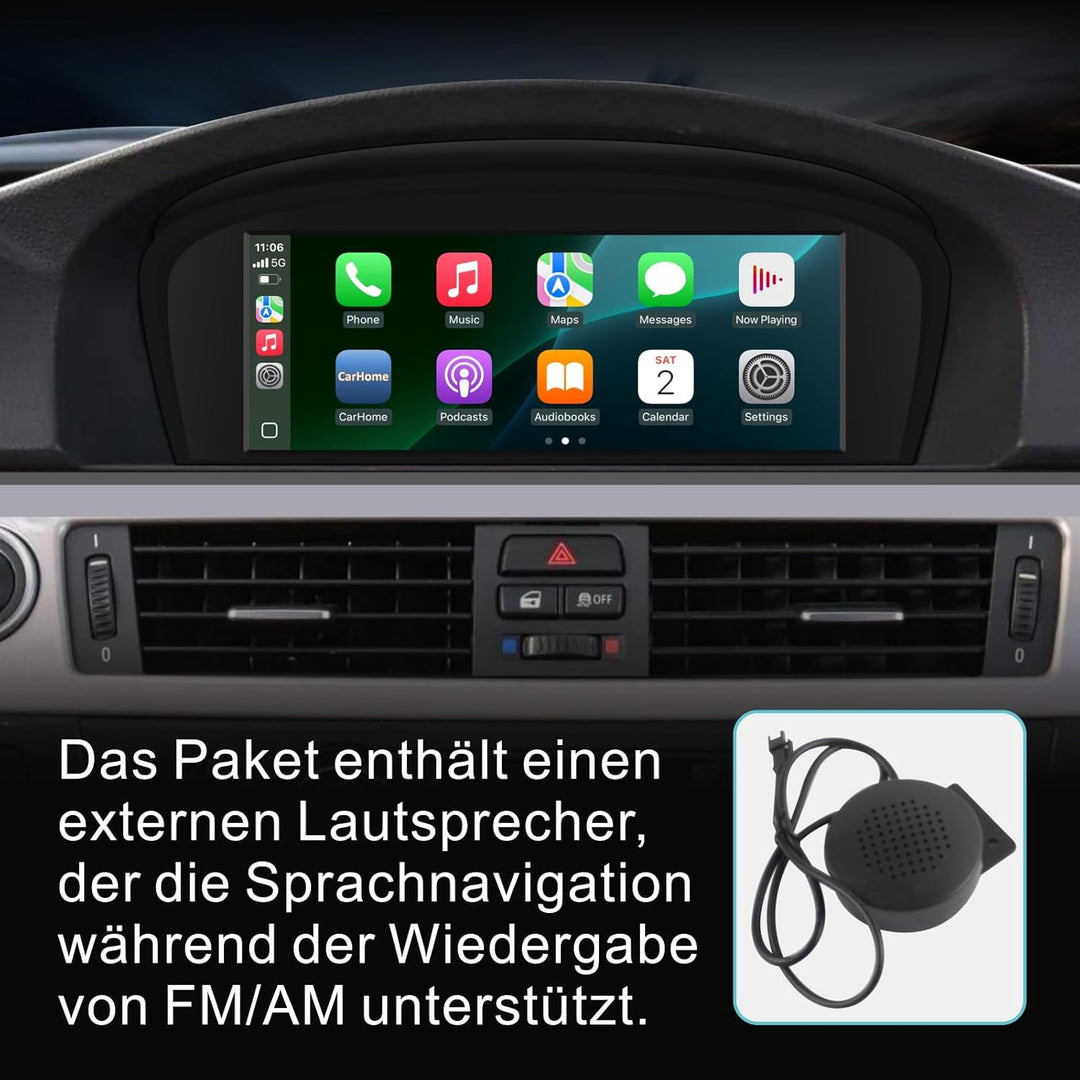 Touchscreen für BMW E60 E90 mit Carplay/Android Auto CCC System Radio für BMW E60/E61/E63/E64/E91/E9