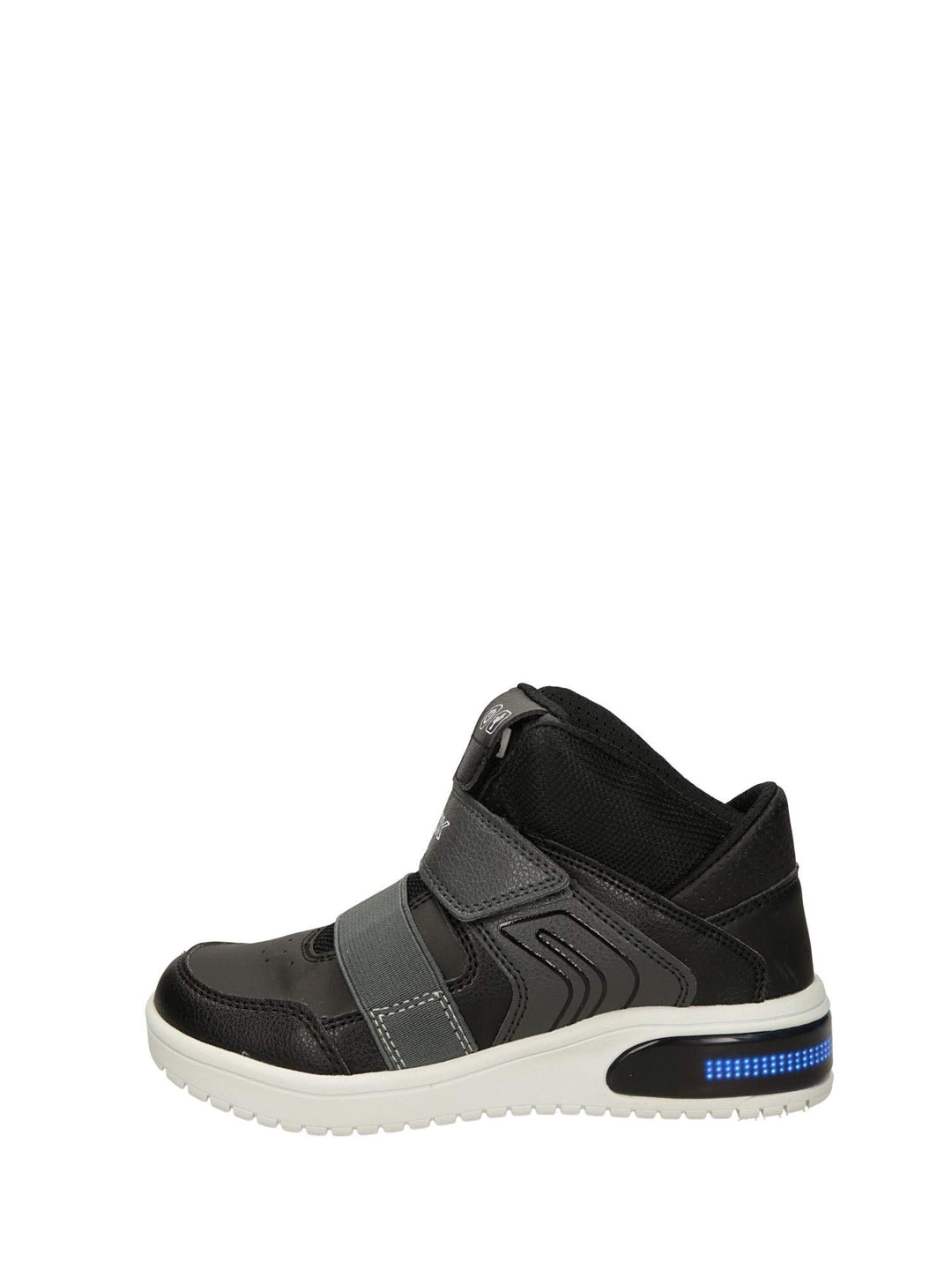 Geox Jungen J XLED Boy A Sneakers 31 EU Schwarz, 31 EU Schwarz