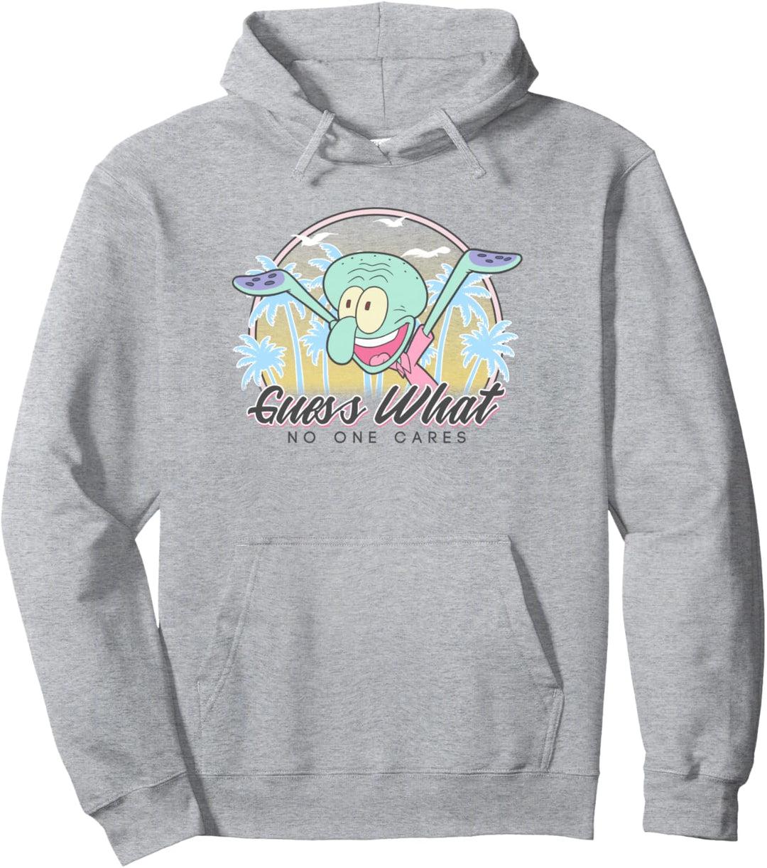 SpongeBob SquarePants Squidward Guess What No One Cares! Pullover Hoodie