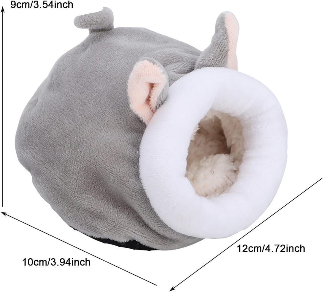 HEEPDD Haustierbett Käfig, Winter Baumwolle Warmes Haus Hamster Warmes Bett Kleintier Eichhörnchen H