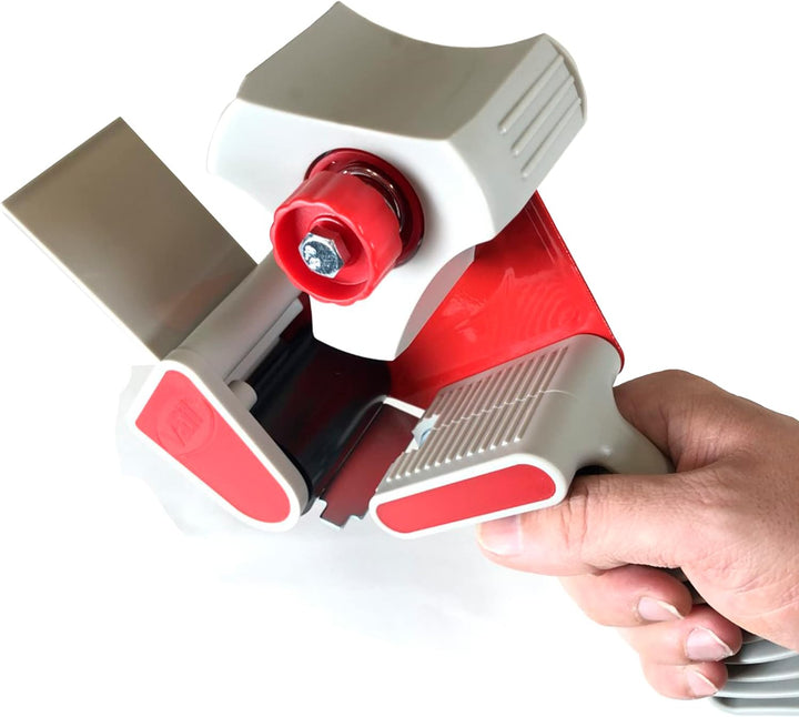 Handabroller | Professioneller, robuster Abroller für Klebebänder | Für Paketbänder mit bis zu 50 mm