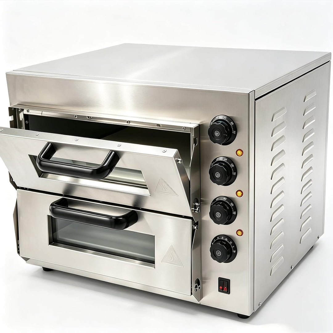 Kommerzieller Pizzaofen 14-Zoll mit 50-350°C &amp; 60min Timer