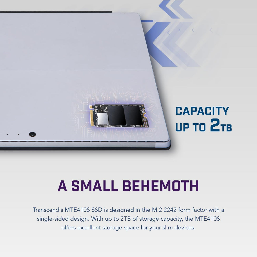 Transcend SSD 2TB M.2 MTE410S (M.2 2242) PCIe Gen4 x4 NVMe 4) 2TB 2) Gen4 x 4, 4) 2TB 2) Gen4 x 4