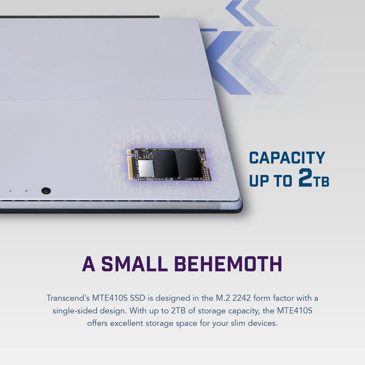 Transcend SSD 2TB M.2 MTE410S (M.2 2242) PCIe Gen4 x4 NVMe 4) 2TB 2) Gen4 x 4, 4) 2TB 2) Gen4 x 4
