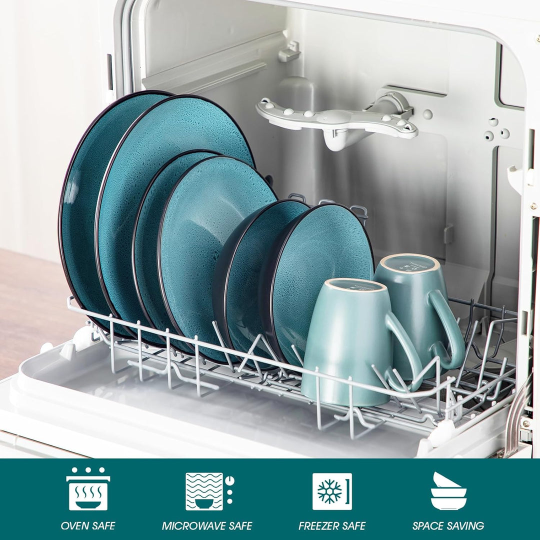 Tafelservice Steingut, vancasso Bubble Geschirr Set