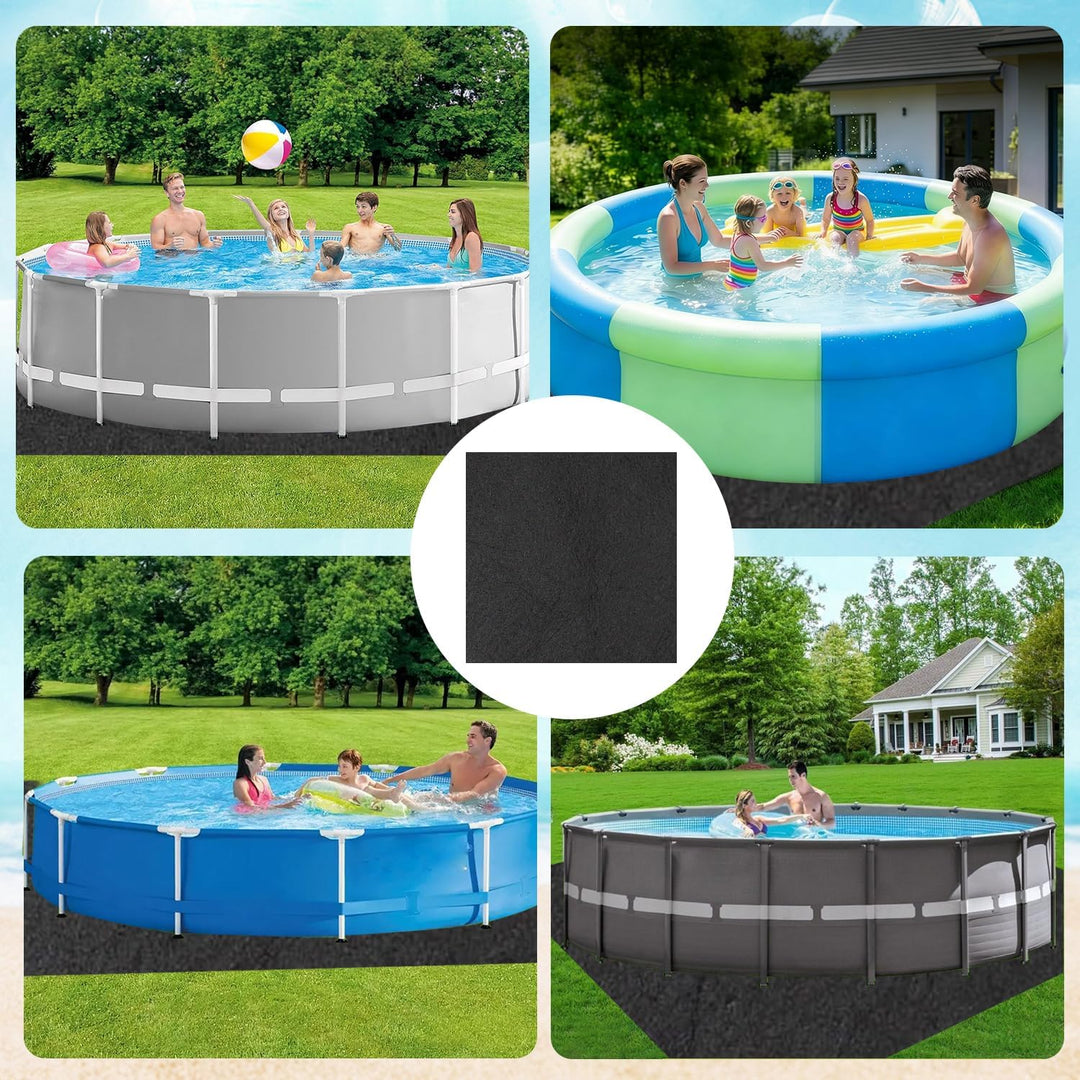 Whirlpool Poolmatten Schutzboden, Pool Bodenmatte,13,12 Fuss Outdoor Poolunterlage Poolmatten Schutz