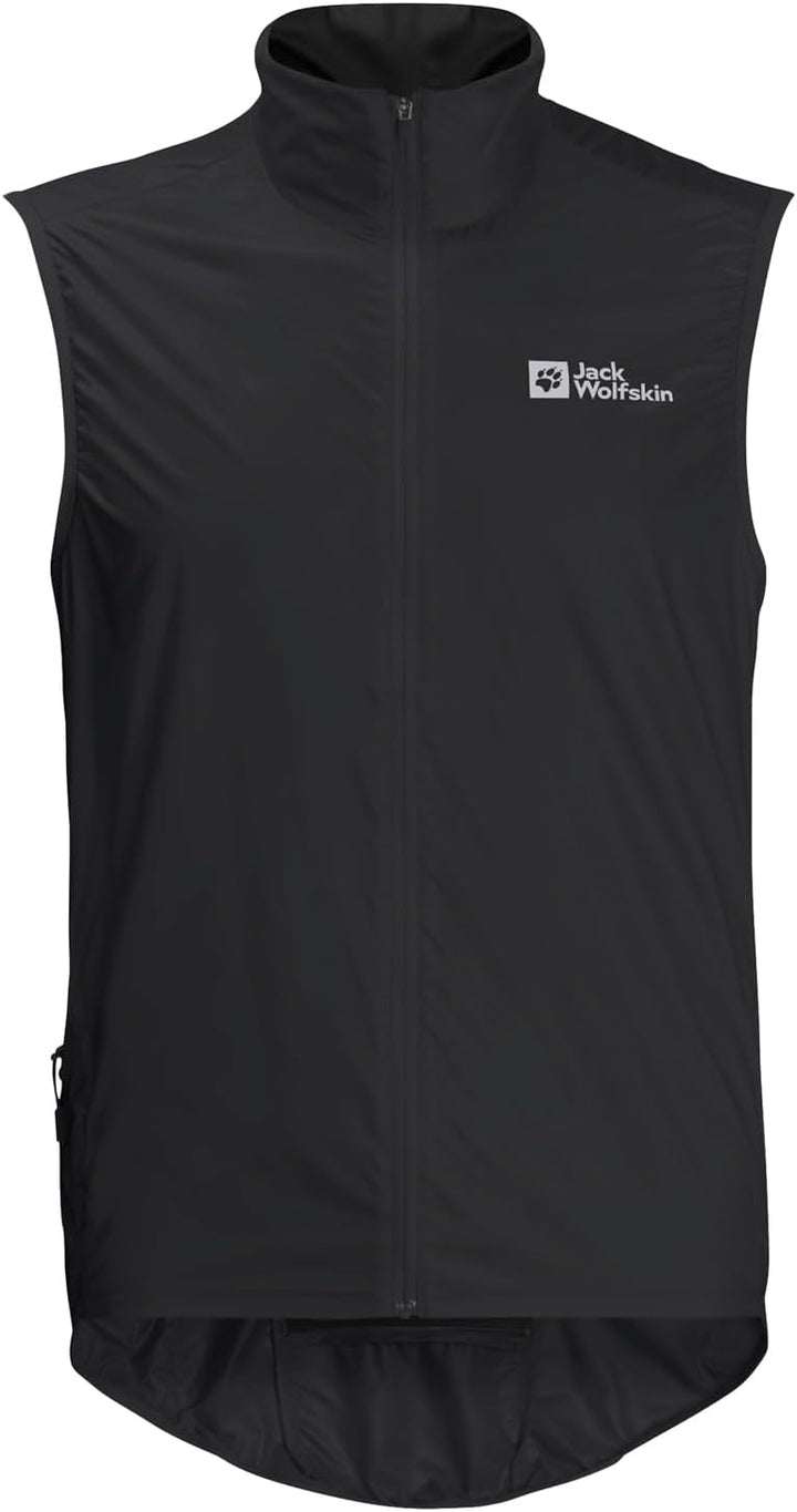 Jack Wolfskin Herren Morobbia Wind Vest M Weste L Schwarz, L Schwarz
