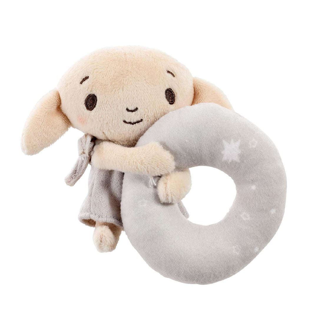 Rainbow Designs Harry Potter Dobby Plüsch Babyrassel - Weiches sensorisches Spielzeug für Neugeboren