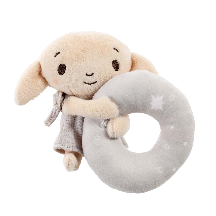 Rainbow Designs Harry Potter Dobby Plüsch Babyrassel - Weiches sensorisches Spielzeug für Neugeboren