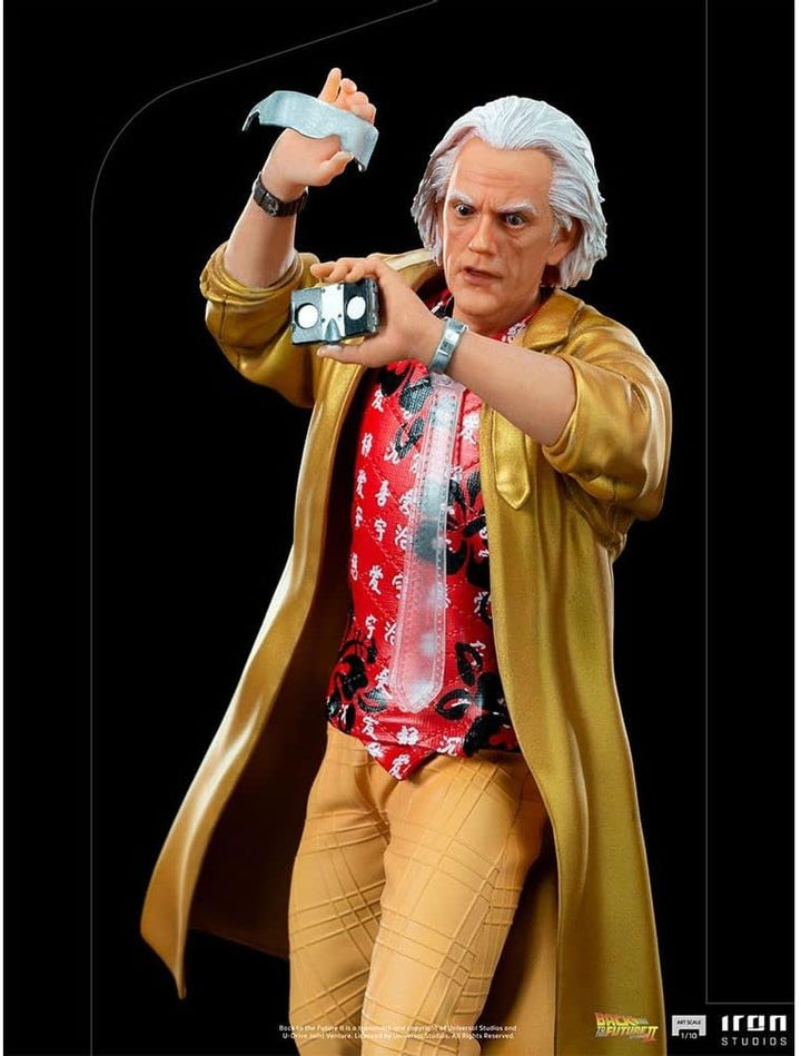 Iron Studios UNBTTF50821-10 1:10 Doc Brown – Zurück in die Zukunft Teil II – Kunstmassstab Back to T