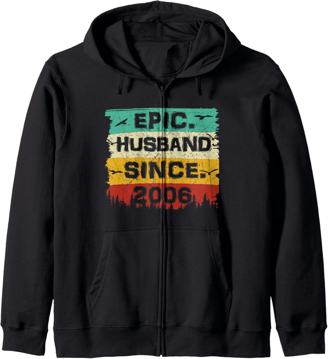 Epic Husband Since 2006 13. Hochzeitstag für Ehemann Ehefrau Kapuzenjacke