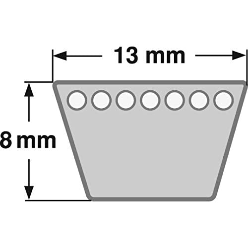 Keilriemen DIN 2215 Profil: 13 x 2400 Li/Code: A 94 Gates Hi Power