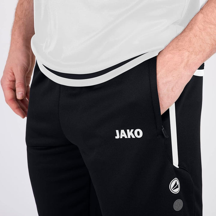 JAKO Herren Trainingshose Active I Sporthose Herren lang mit Elastischem Bund & Seitentaschen I Trai