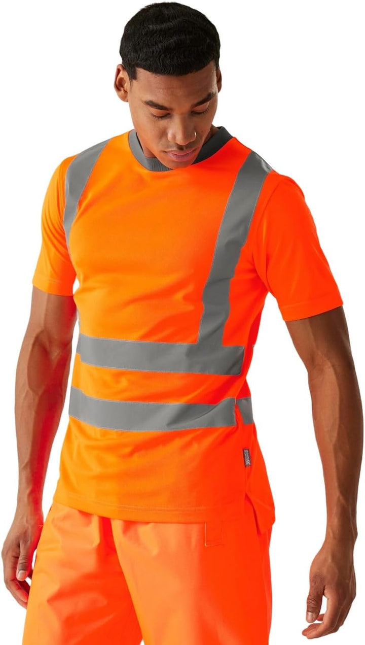 Regatta Professional Sicherheits-T-Shirt für Herren mit hoher Sichtbarkeit M Gelb, M Gelb