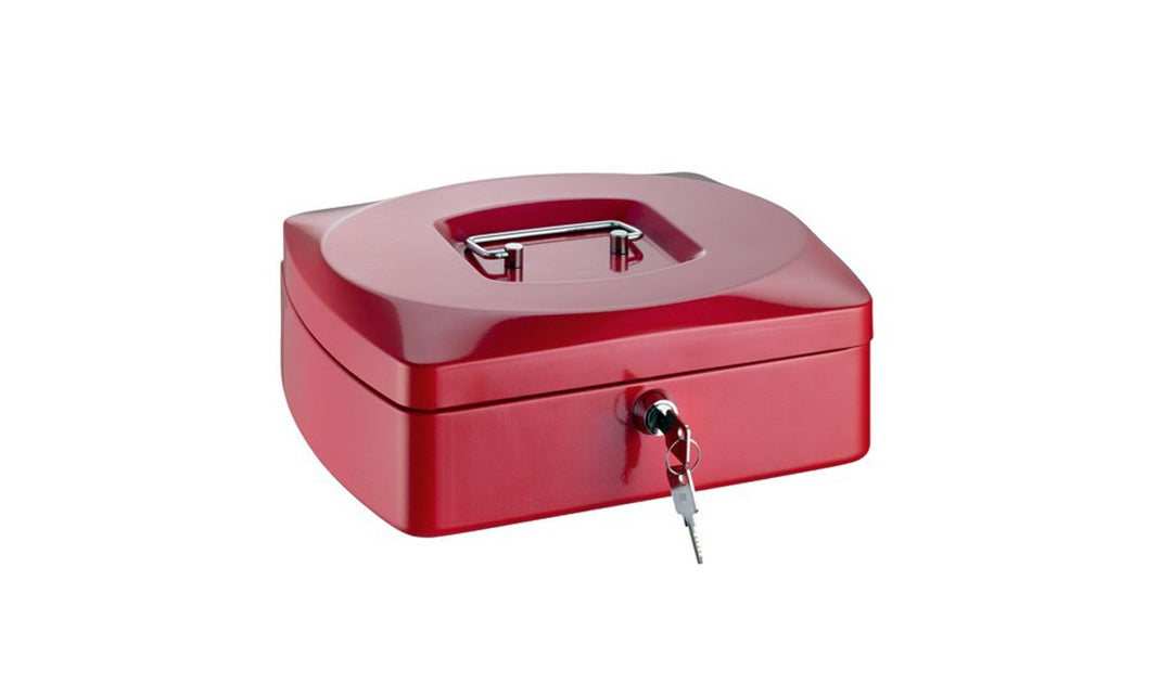 ALCO-Albert 8420-12 Geldkassette, 255 x 200 x 90 mm, rot 255 x 200 x 90 mm Rot, 255 x 200 x 90 mm Ro